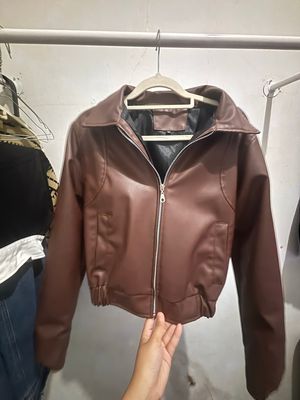 Jaket wanita single pendek women crop top