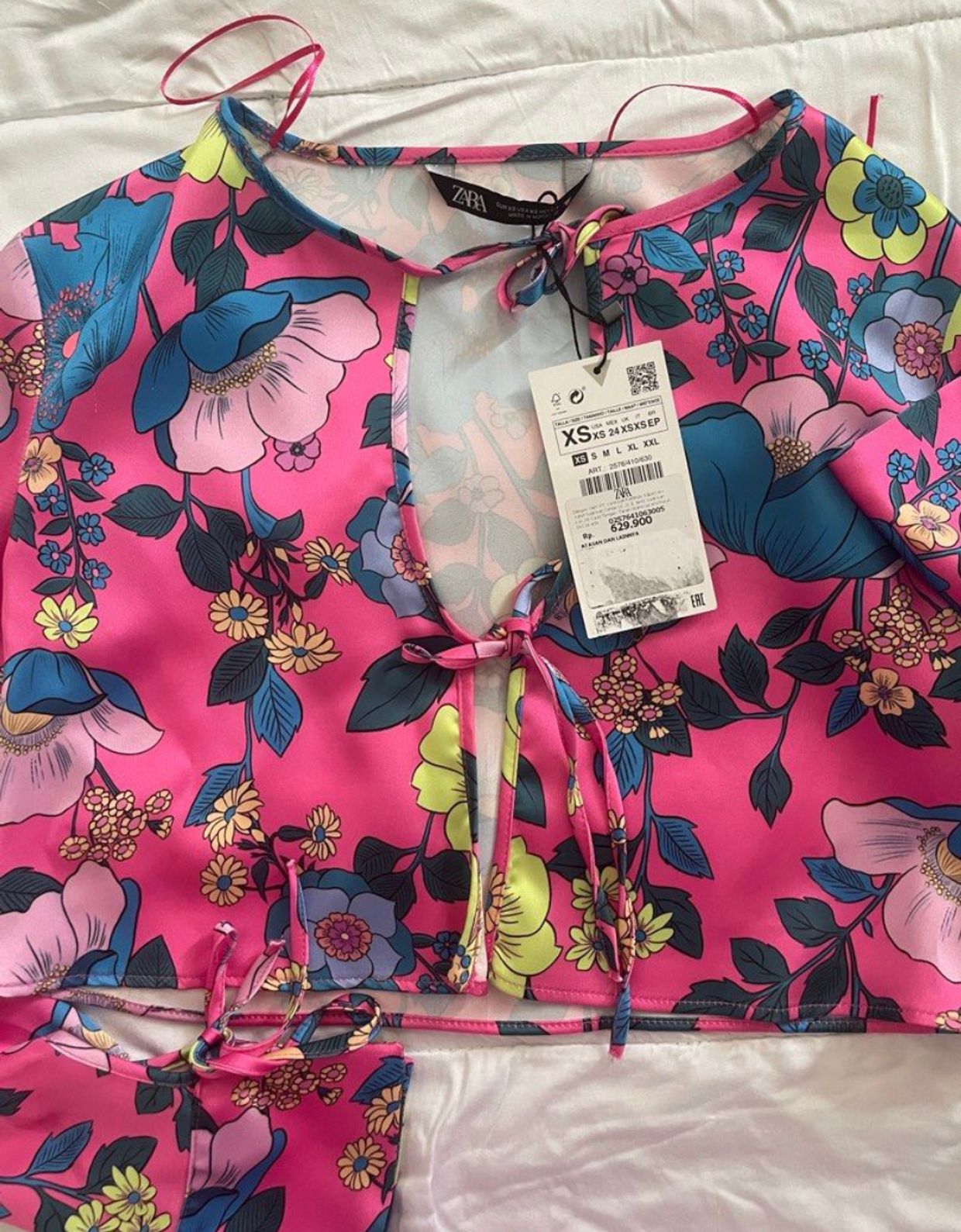 ZARA Blazer Wanita multicolor pink, foto 3