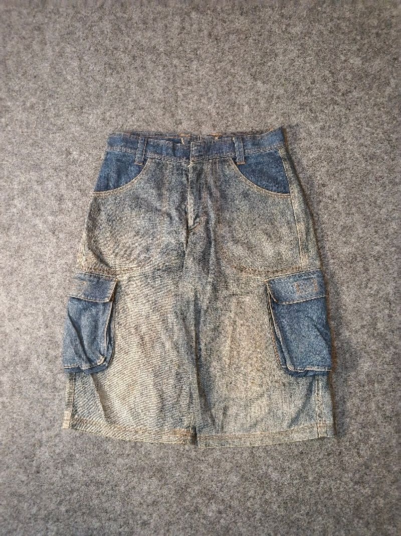 Cargo short pants blue jeans
‎
‎, foto 3