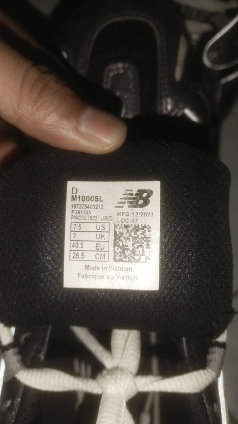 New balance 1000 silver metalic, foto 8