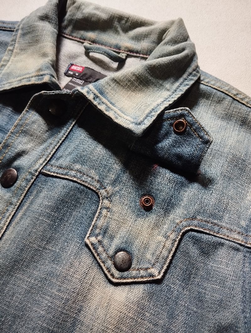 Vintage Diesel Trucker Denim Jacket, foto 7