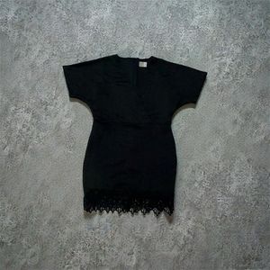 Dejavu Gauthami Texture Slit Mini Dress