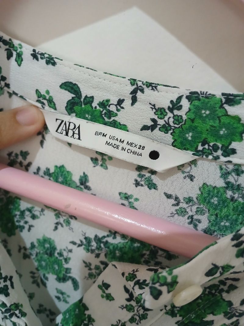 Dress zara vintage bunga bunga jumbo, foto 2