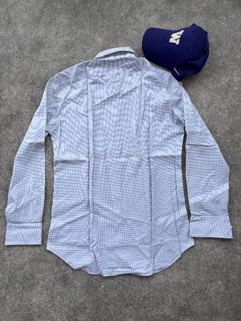 kemeja salur UNIQLO, foto 4