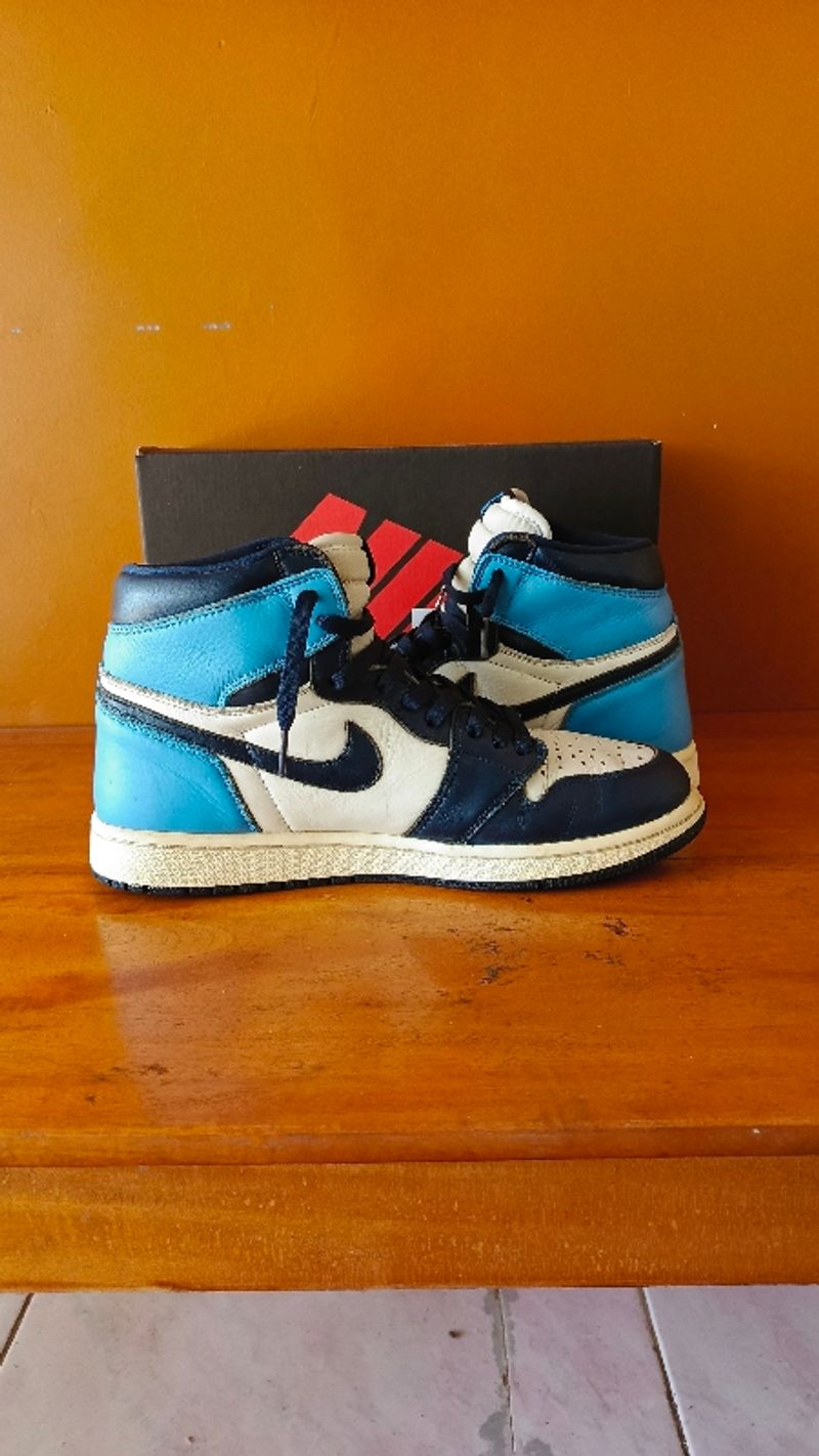AJ 1 RETRO HIGH OBSIDIAN BLUE, foto 5