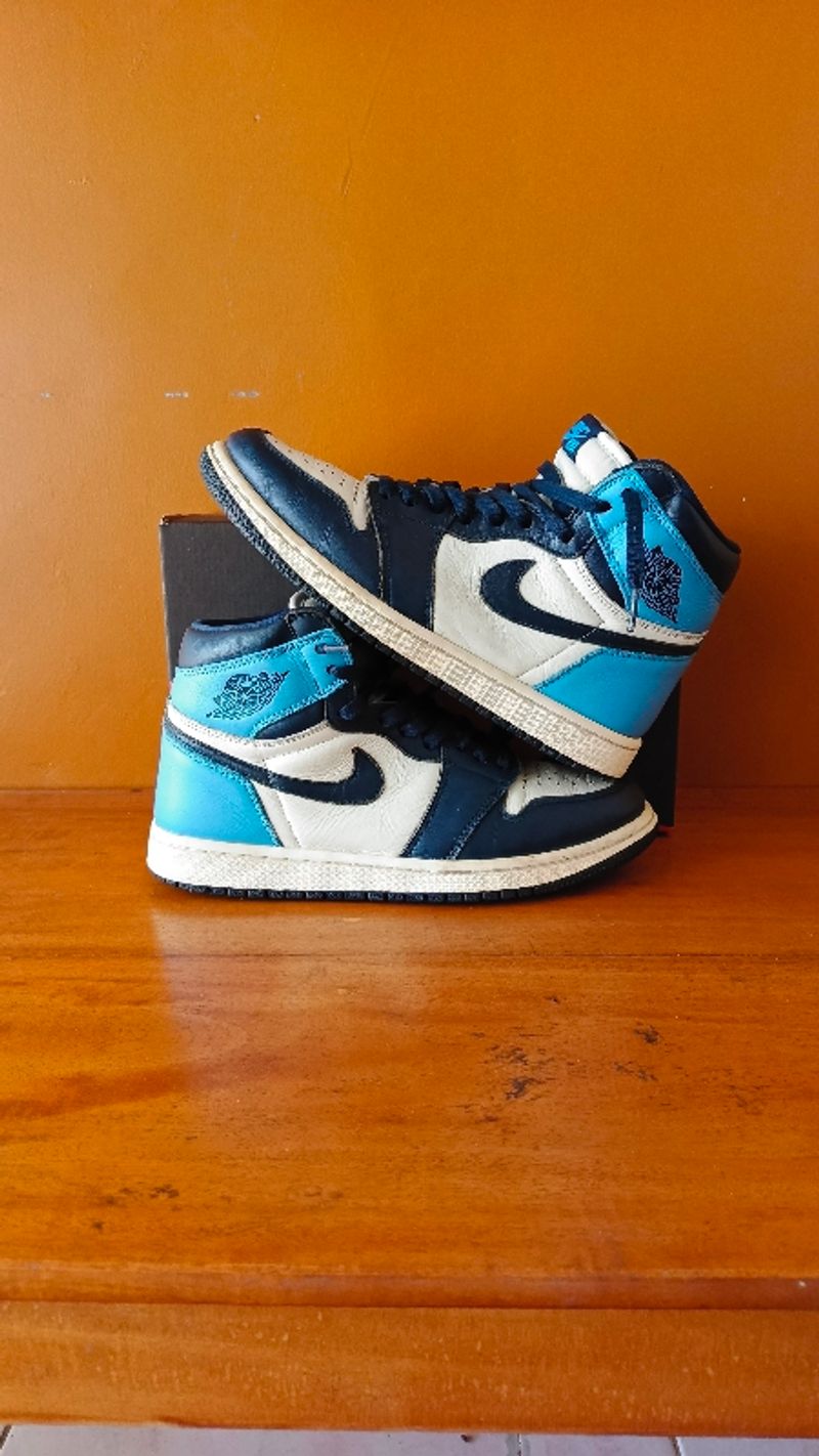 AJ 1 RETRO HIGH OBSIDIAN BLUE, foto 2