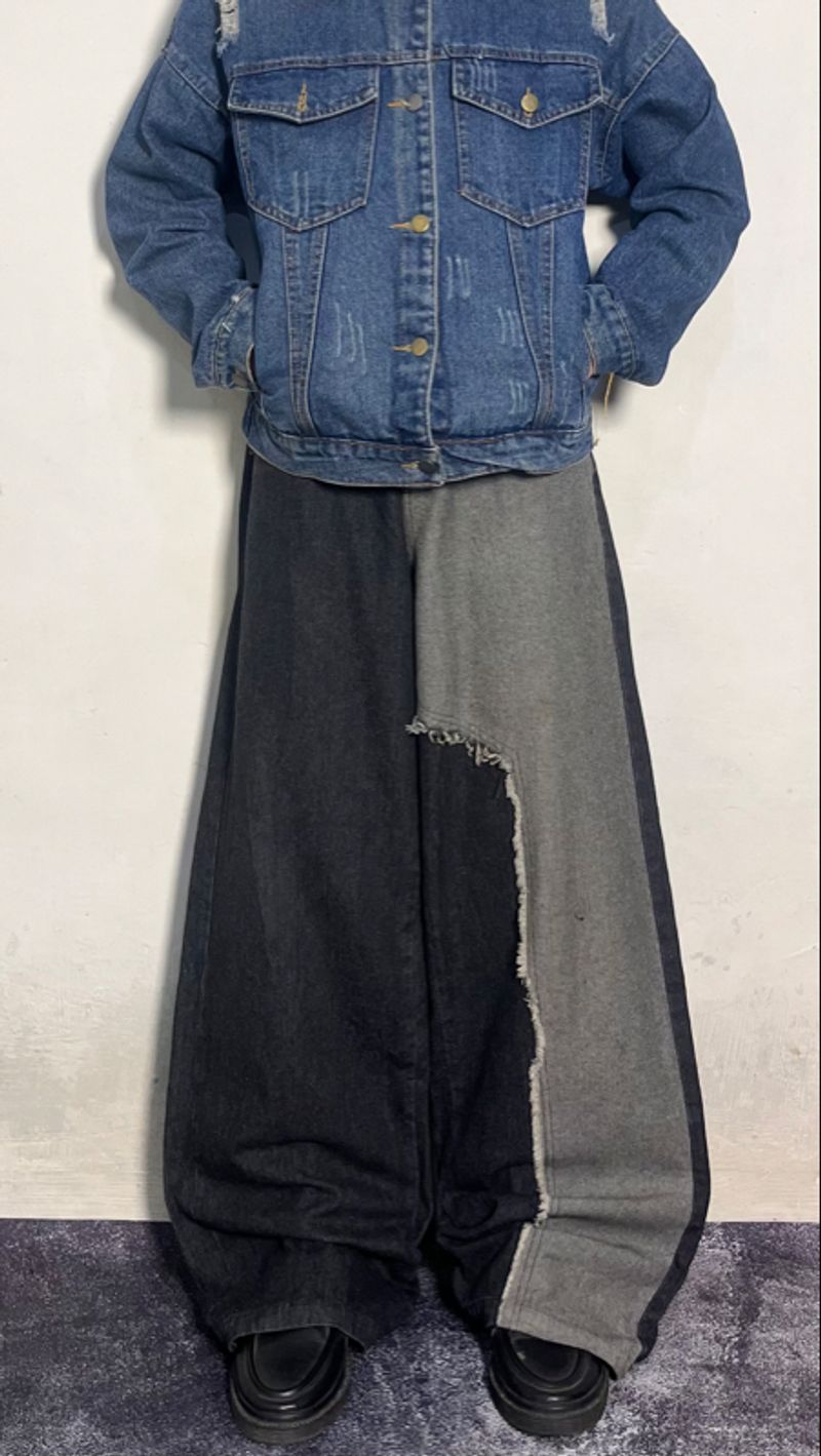 Wide leg two tone, foto 2