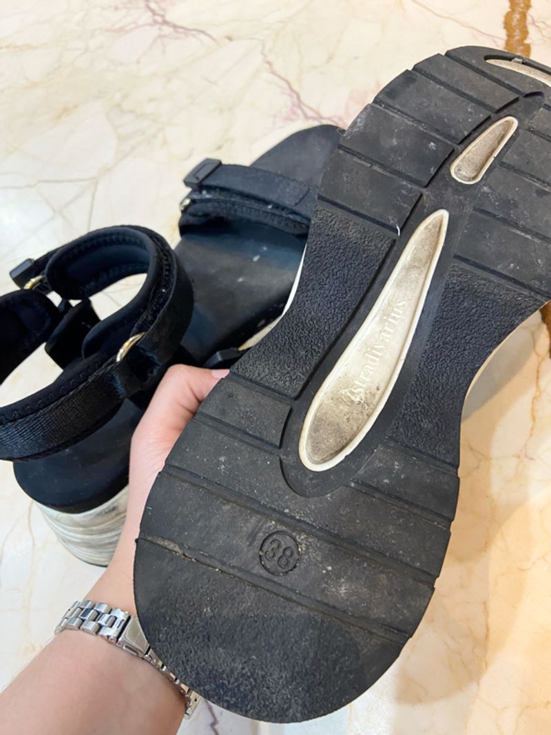 Sendal platforms Stradivarius, foto 6