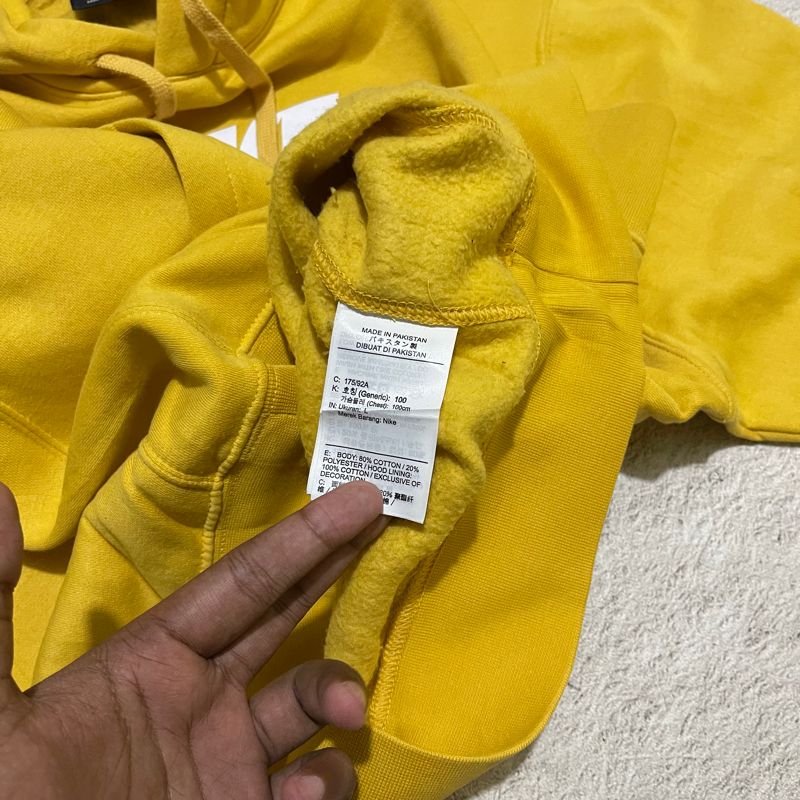 Hoodie Nike Big Logo Yellow, foto 7