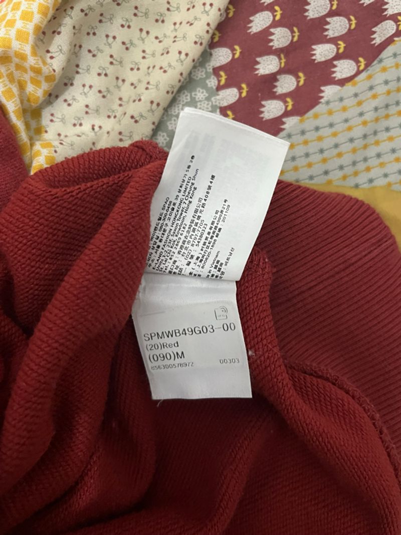 Spao Sweater Red Maroon Merah, foto 3