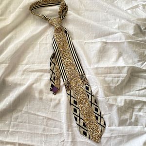 Vintage Yves Saint Laurent Baroque Silk Tie — Dasi