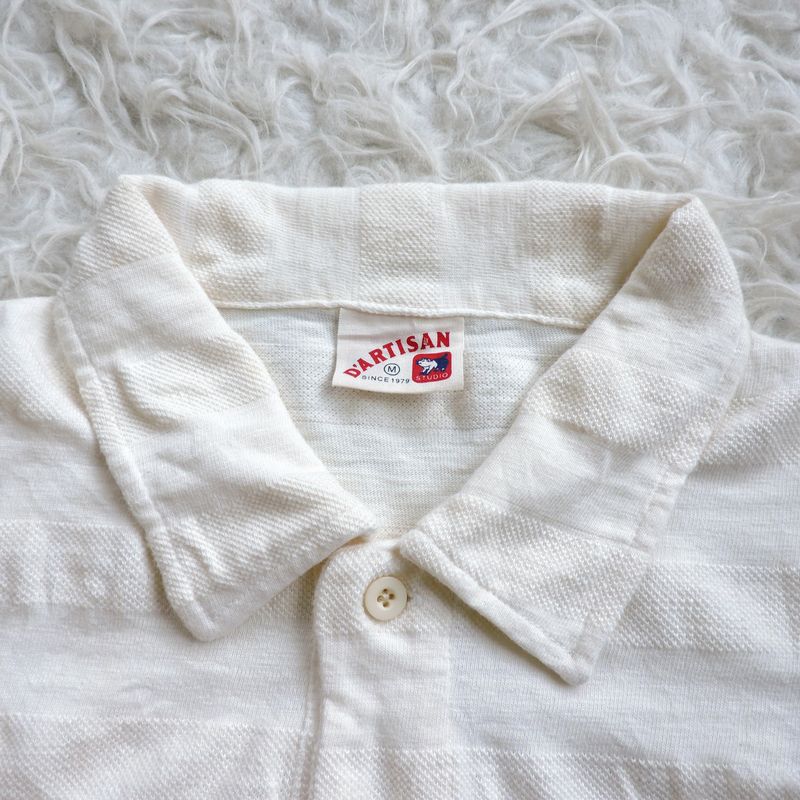 STUDIO D'ARTISAN STRIPED PALM POLO SHIRT, foto 2