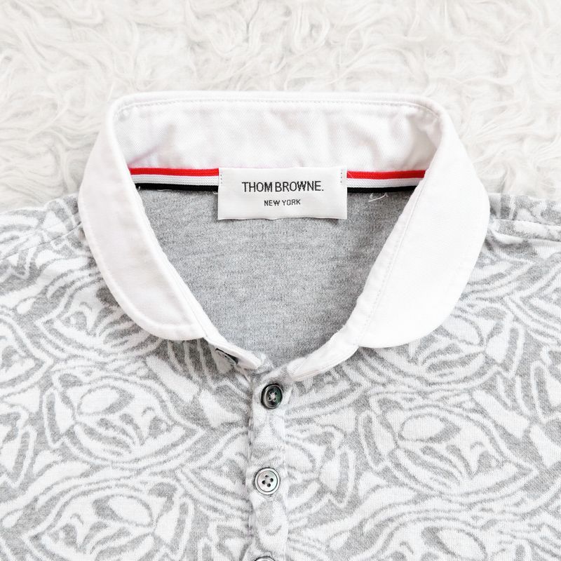 THOM BROWNE MOTIF POLO SHIRT, foto 3