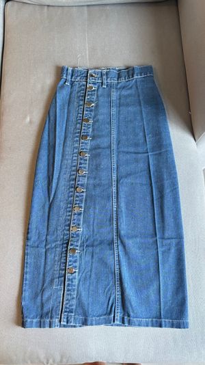 Jeans midi skirt