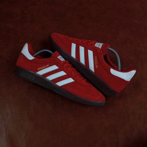Adidas Casual Sneakers Wanita white red