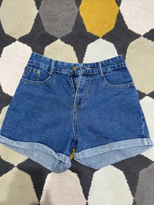 Hotspants blue denim