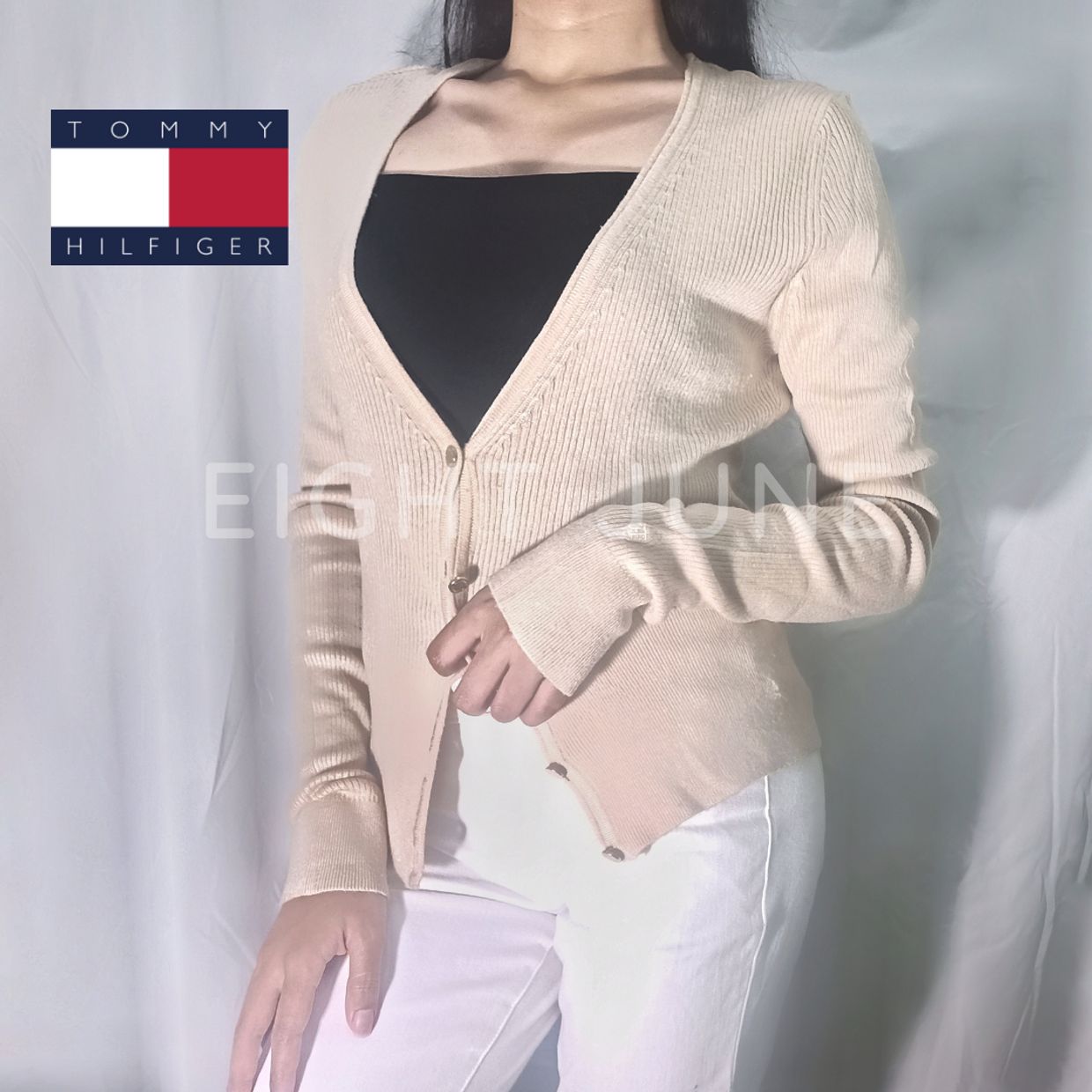 Nude Cardigan Tommy Hilfiger LD/P :