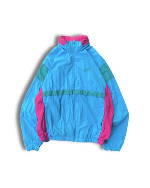 Windbreaker Jaket Colorblock Nike Vintage 90s
