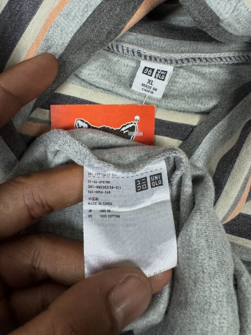 uniqlo striped long sleeve #DCLS44, foto 3