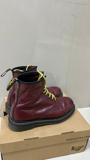 Dr. Martens Vintage Grunge Boots Pria red