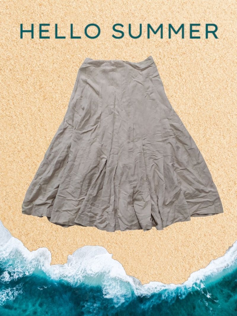 Tricot comme des garcons linen skirt - Preloved