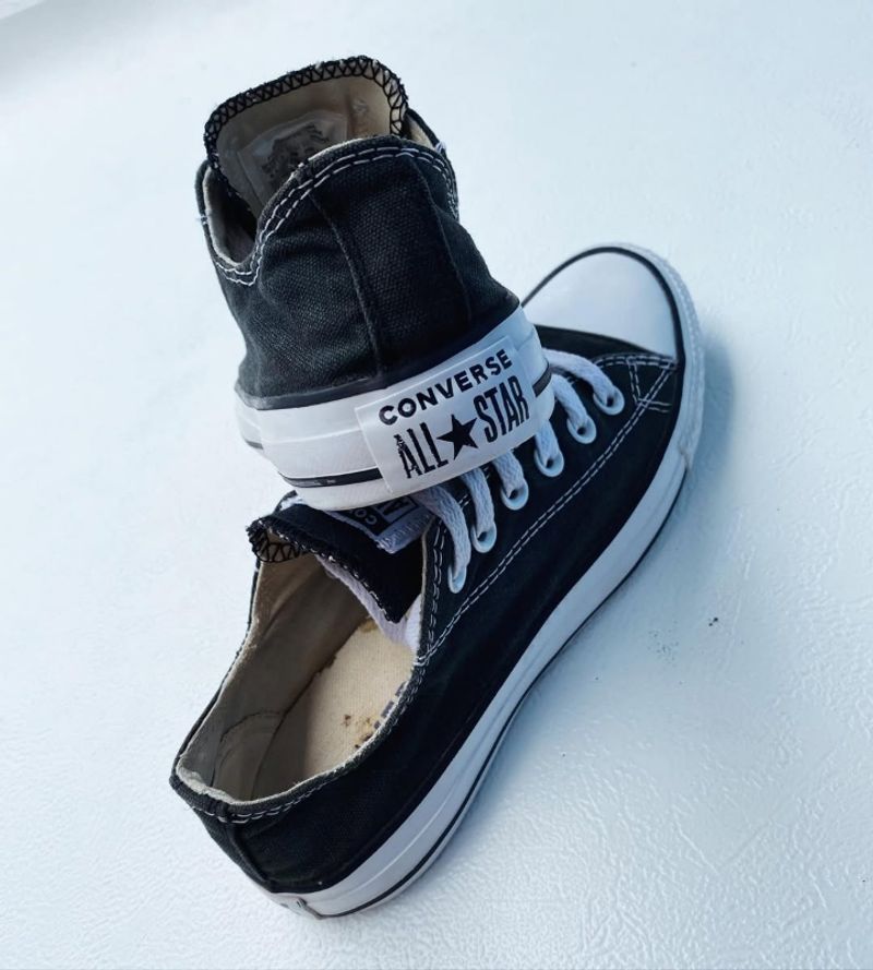 CONVERSE CT LOW BLACK WHITE, foto 3