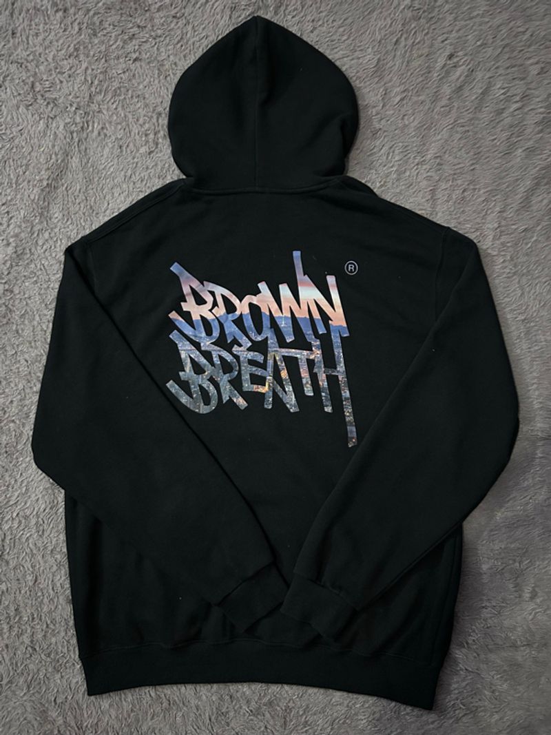 Hoodie Brown Breath, foto 3