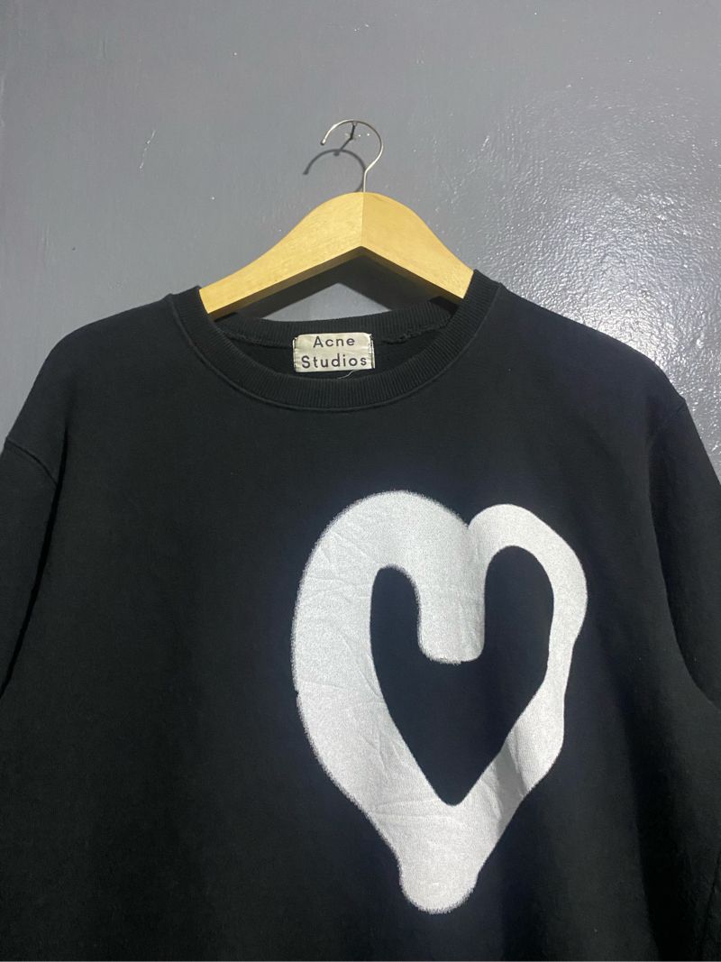 Acne Studios Campus Heart Crewneck, foto 3