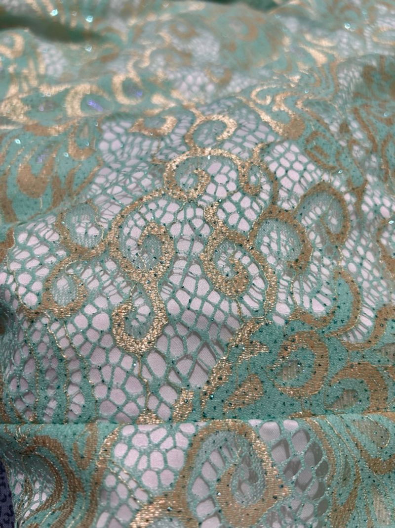 Dress brokat tosca cantik, foto 3