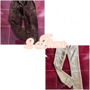 Vintage Casual Sweatpants & Joggers Wanita brown