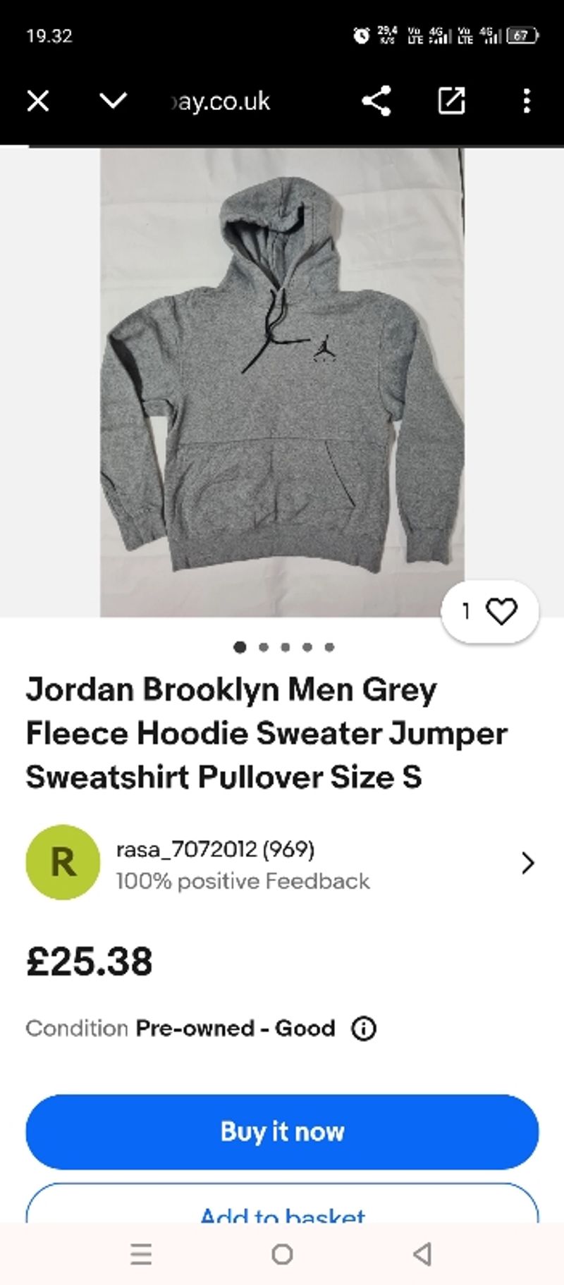 hoodie Jordan Brooklyn, foto 2