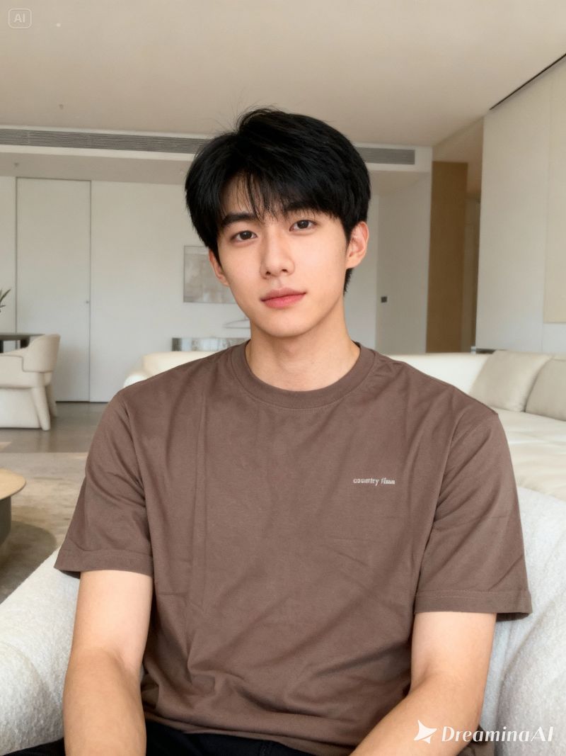 Kaos Polos CF Brown, foto 3