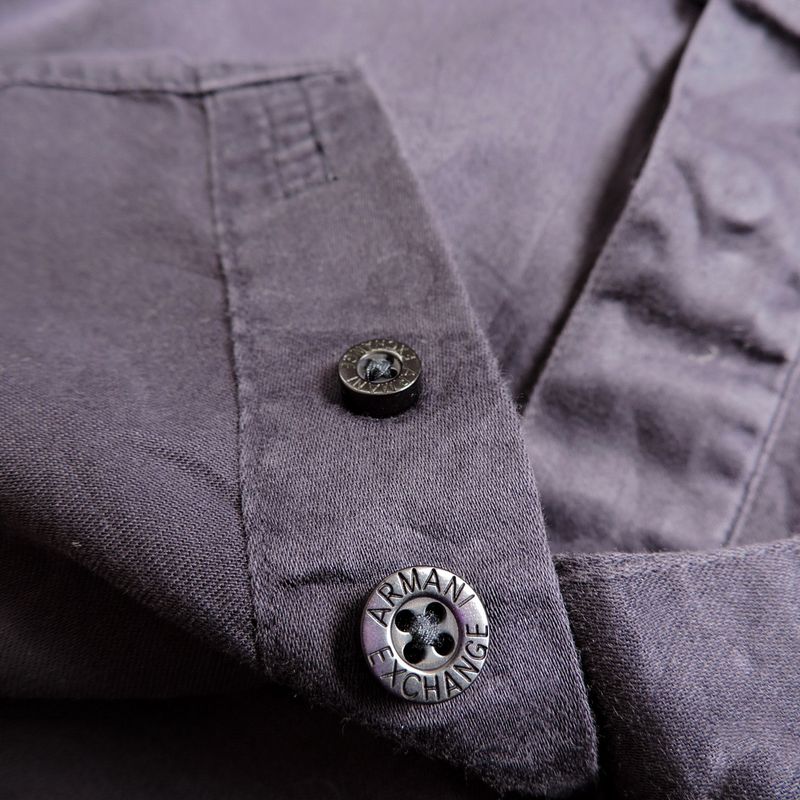 ARMANI EXCHANGE AX PLEATED DRESS LONG SLEEVE SHIRT, foto 6
