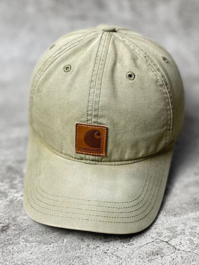 Topi Carhartt Odessa Patch Logo Unstructured Cap Black Adjus, foto 2