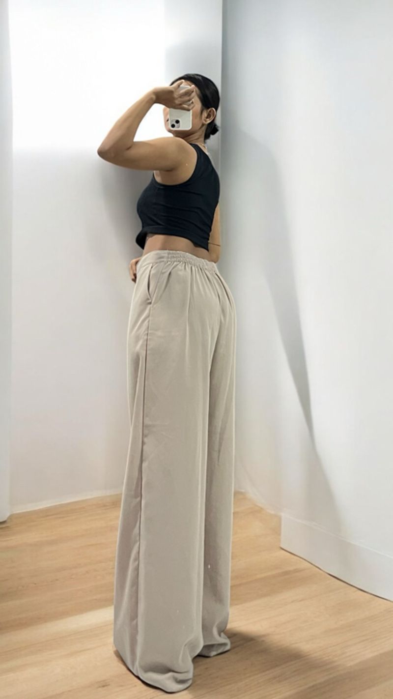 KULOT CREAM HIGHWAIST, foto 2