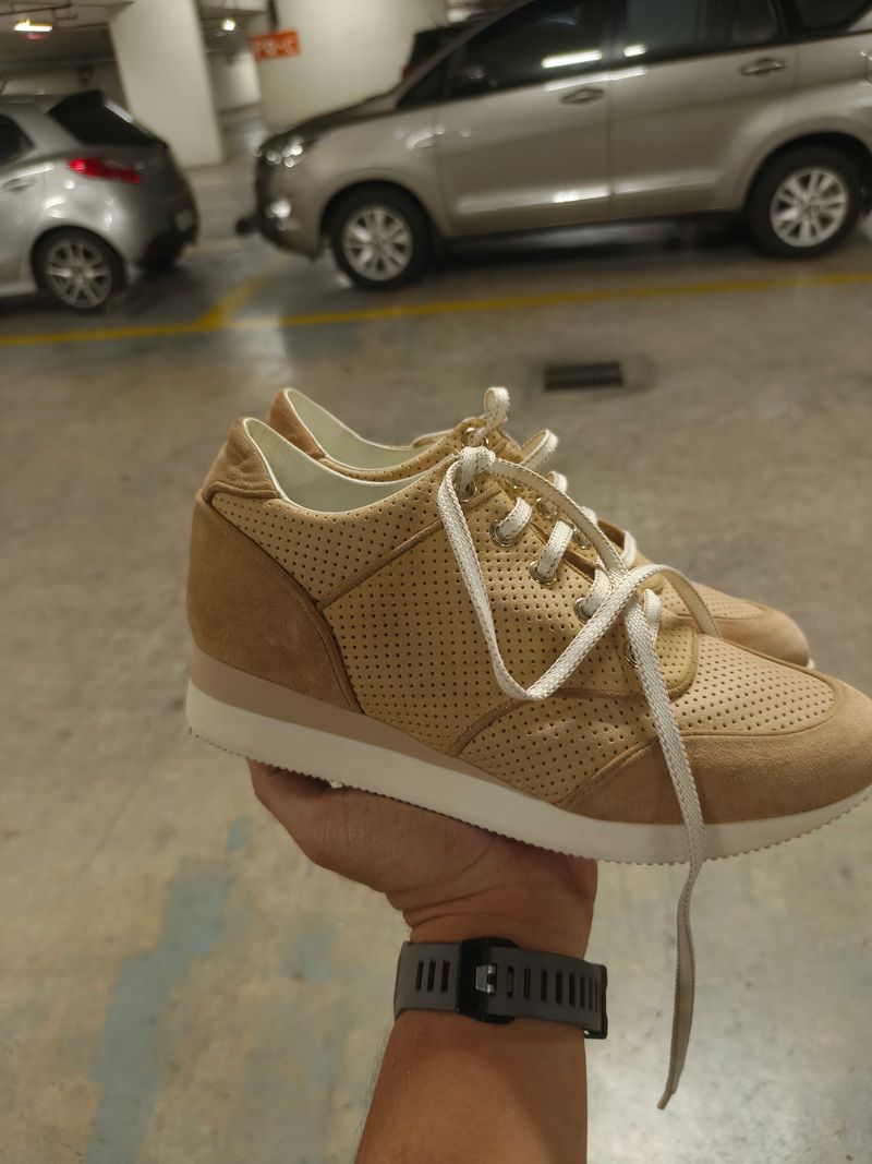 Max Mara Suede Wedge Sneakers, foto 2