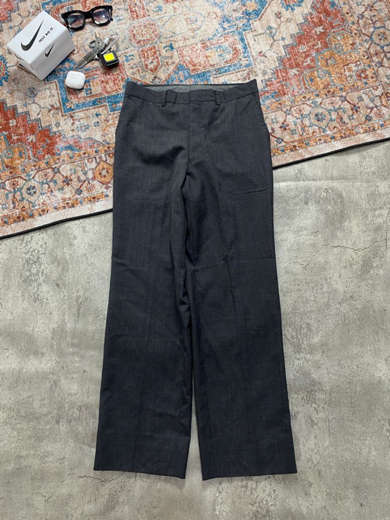 TROUSER PANTS WOOL BLEND TARTAN PATTERN, foto 2
