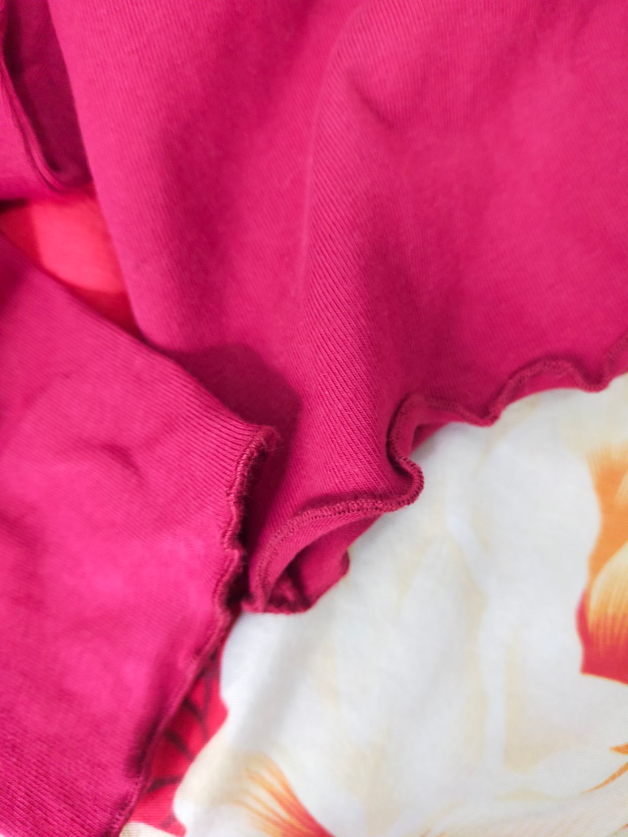 H&M Crop top Wanita red, foto 3
