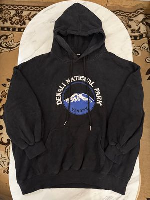 Hoodie du. black oversize unisex jumbo