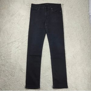 UNIQLO SLIM HEATETECH TAPERRED FIT STRETCH  LONG PANTS JEANS