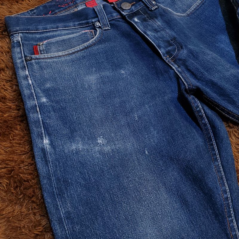 Casual Jeans Pria navy blue, foto 6