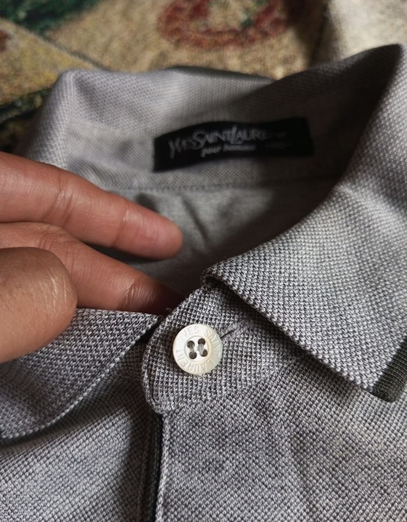 vintage poloshirt YSL, foto 4