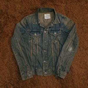 Undercover Casual Denim jacket Wanita navy blue