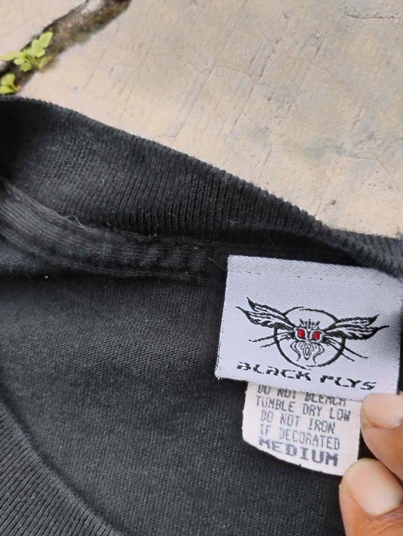 T shirt black flys, foto 3