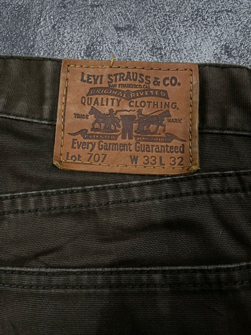 LEVIS 707 BROWN  REGULAR SELVEDGE ACCENT, foto 5