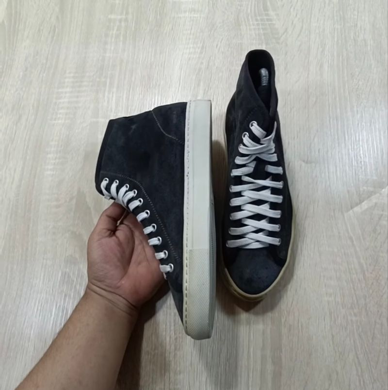 Common Projects TOURNAMENT HIGH IN VINTAGE BLACK SUEDE, foto 5