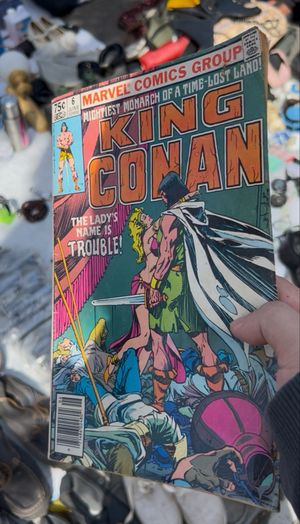 vintage marvel comic king conan 1981