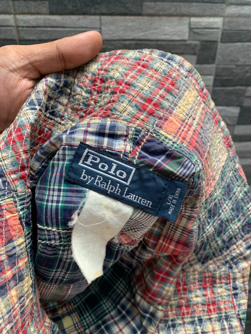 Vintage Polo Ralph Lauren Patchwork Bucket Hat, foto 4