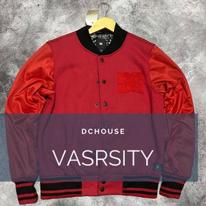 DC Shoes Vintage Streetwear Windbreaker Pria multicolor red