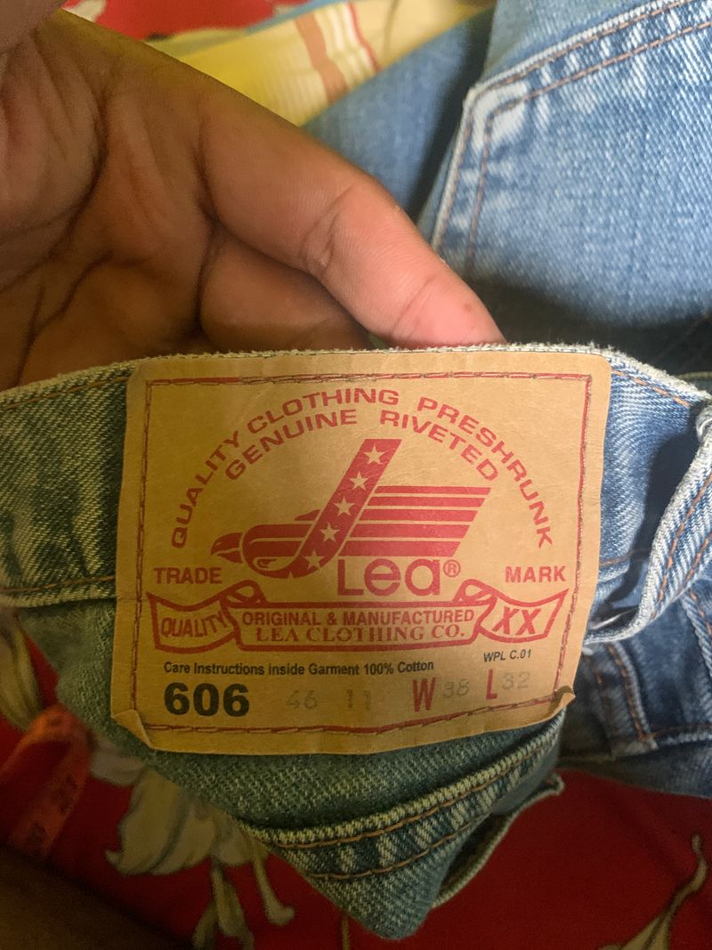 levis 606 lea denim, foto 3